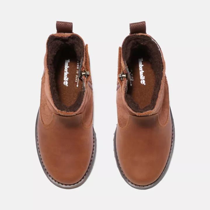 Bottine imperméable chaude Courma Kid pour tout-petit en marron