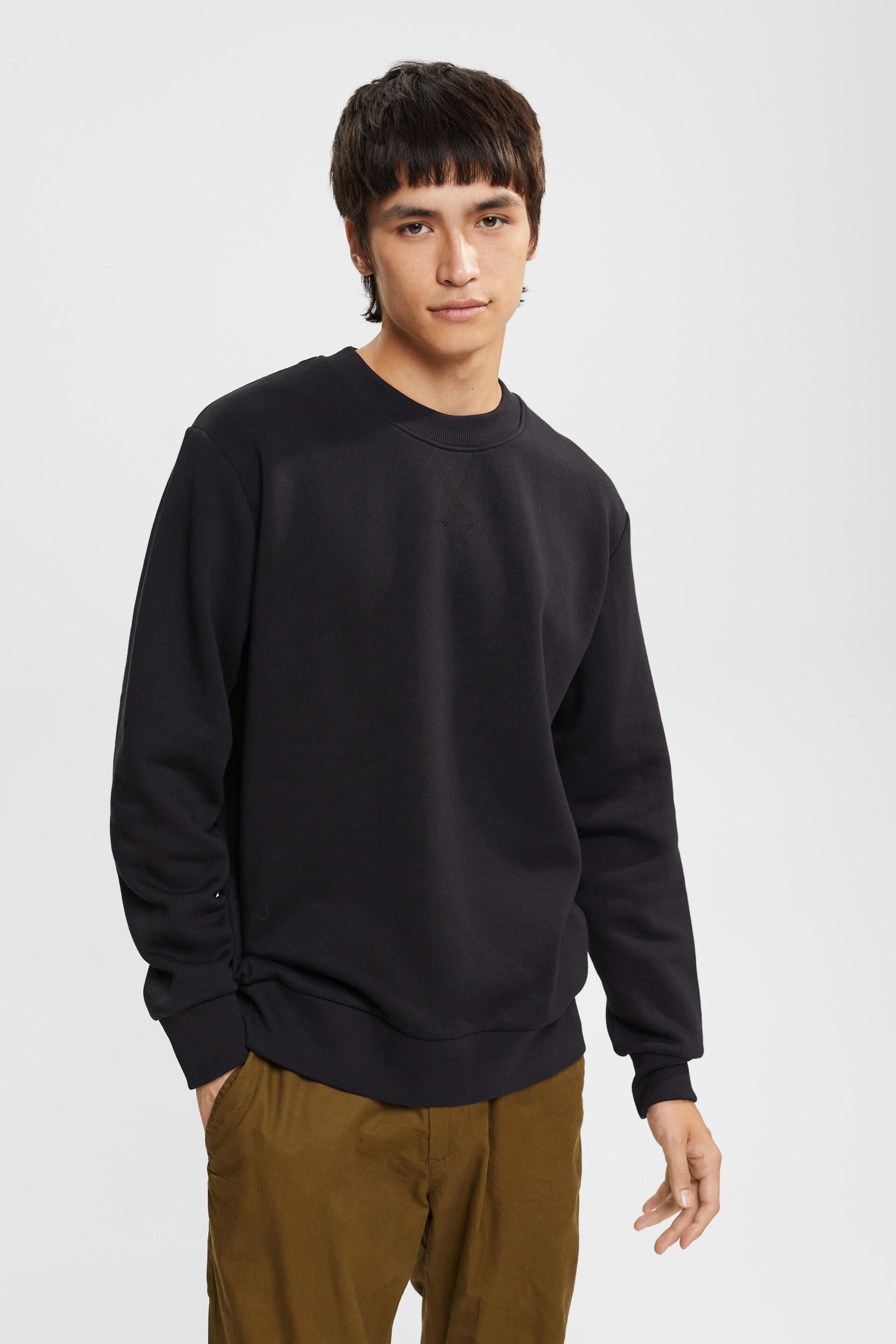 En matière recyclée : le sweat-shirt unicolore