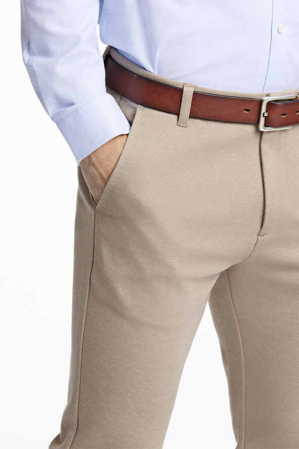 Lindbergh Superflex knitted cropped pant Sand