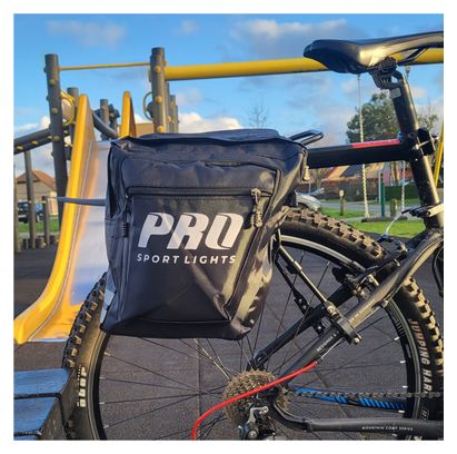 Sacoche double pour vélo 46 Litres - Noir