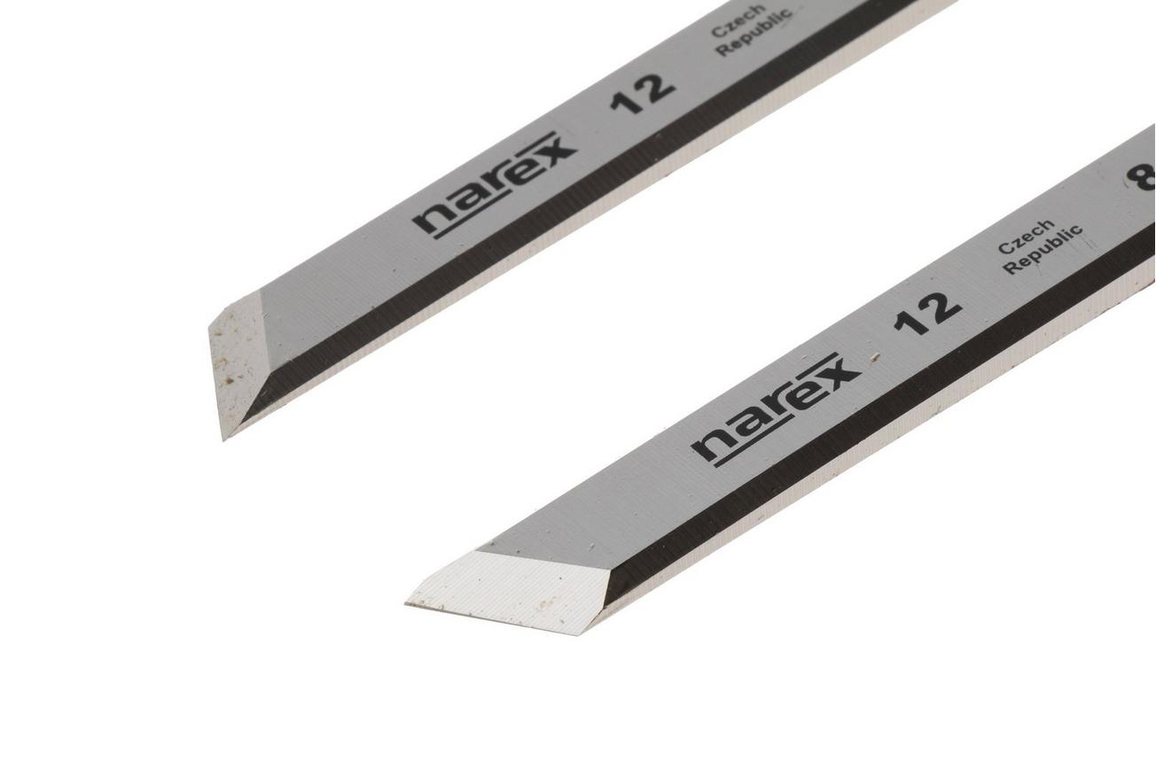 Narex Wood Line Plus Skew Chisel Set 851662, schuine beitelset 12 mm 30°, 2-delig