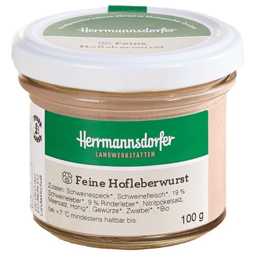 Herrmannsdorfer BIO Feine Leberwurst