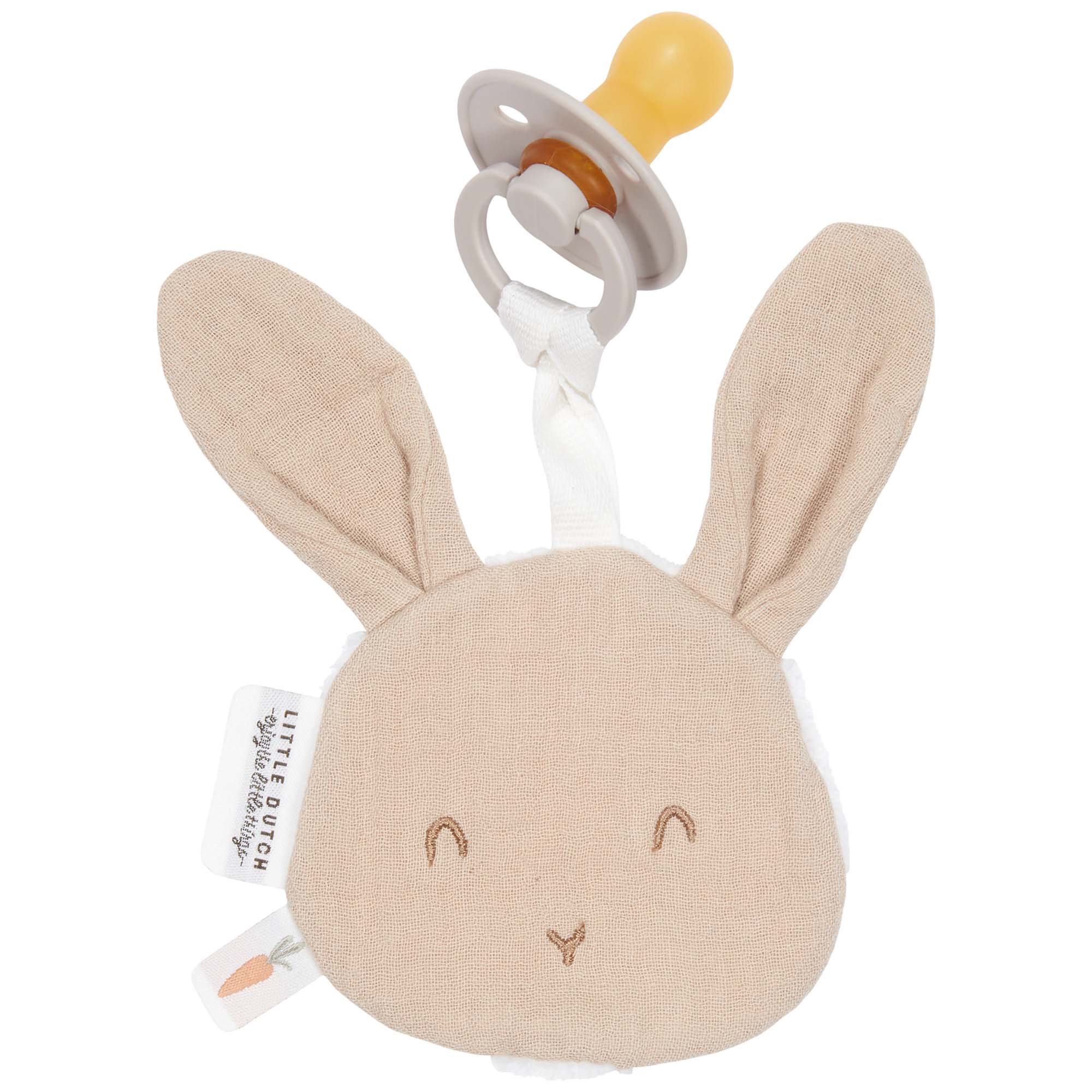 Little Dutch speendoekje Baby Bunny beige - Prénatal