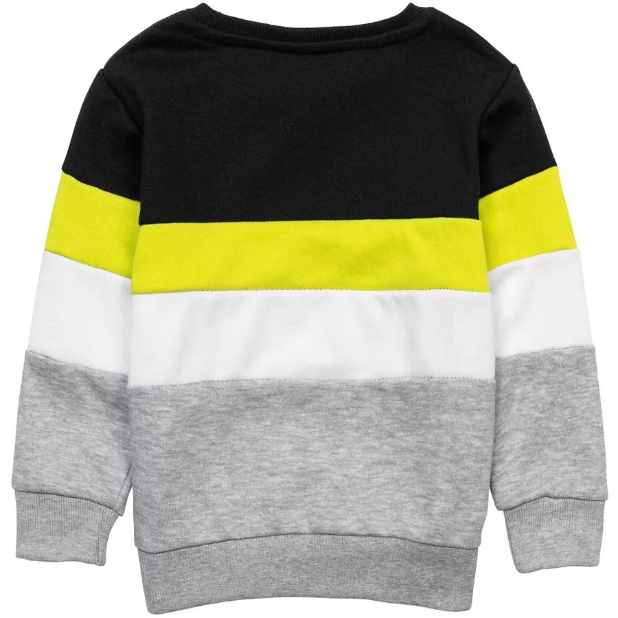 MINOTI Sweatshirt und Shorts im Set SchwarzGrau