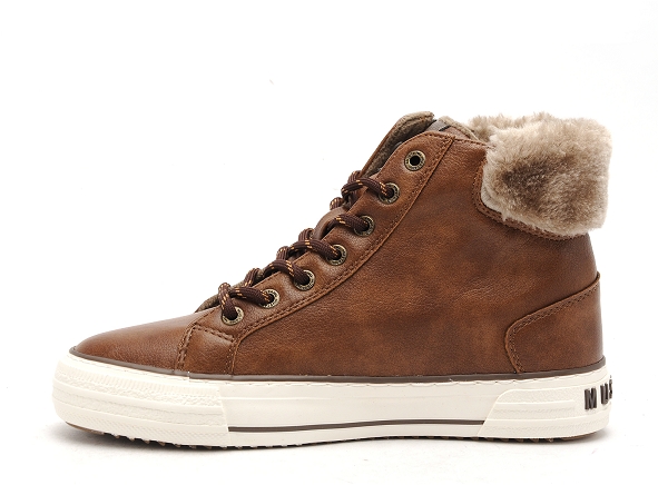 Mustang boots bottine plates femme 1410504 marron