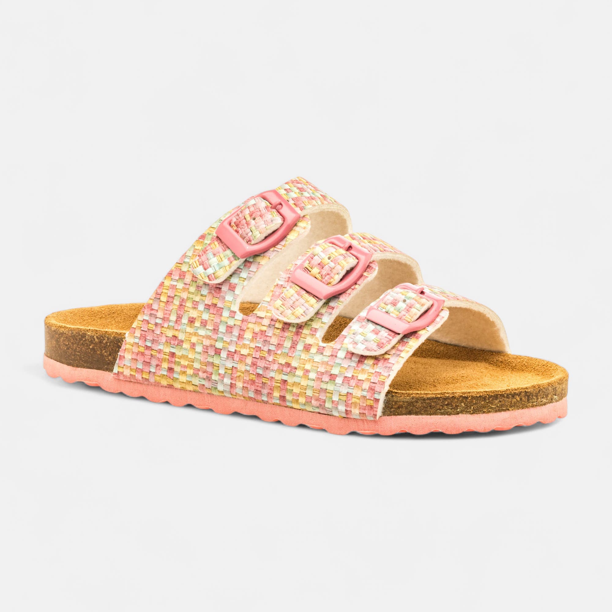 Nu-pieds Fille rose