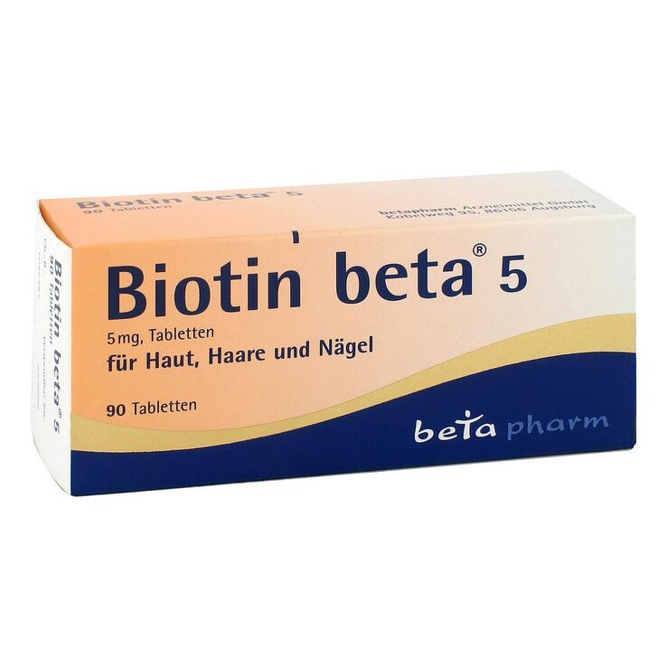 Biotin beta 5 Tabletten, 90 St
