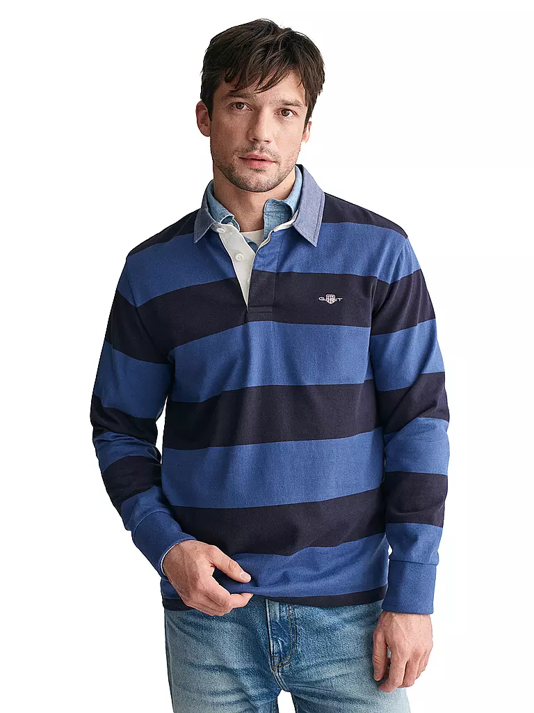 GANT Rugbyshirt blau