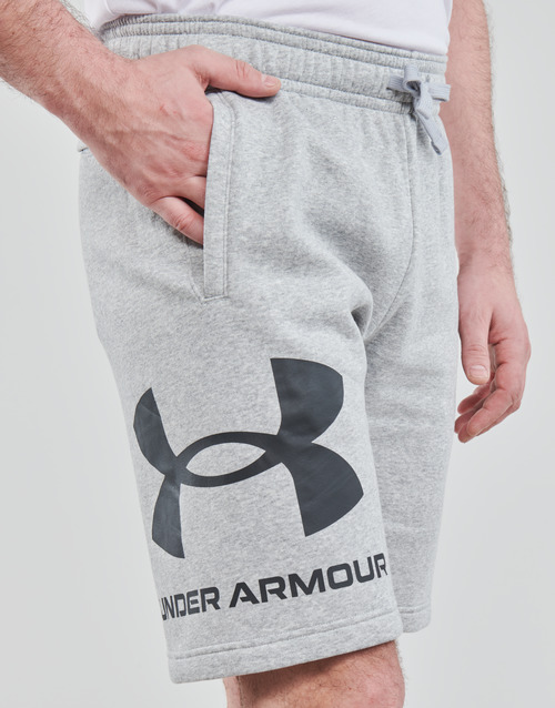 Under Armour - UA RIVAL FLC BIG LOGO SHORTS - Gris