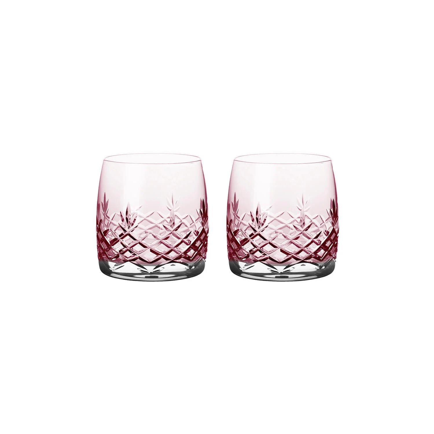 Frederik Bagger  Crispy Topaz Aqua vandglas, pink, 2 stk - 23 cl