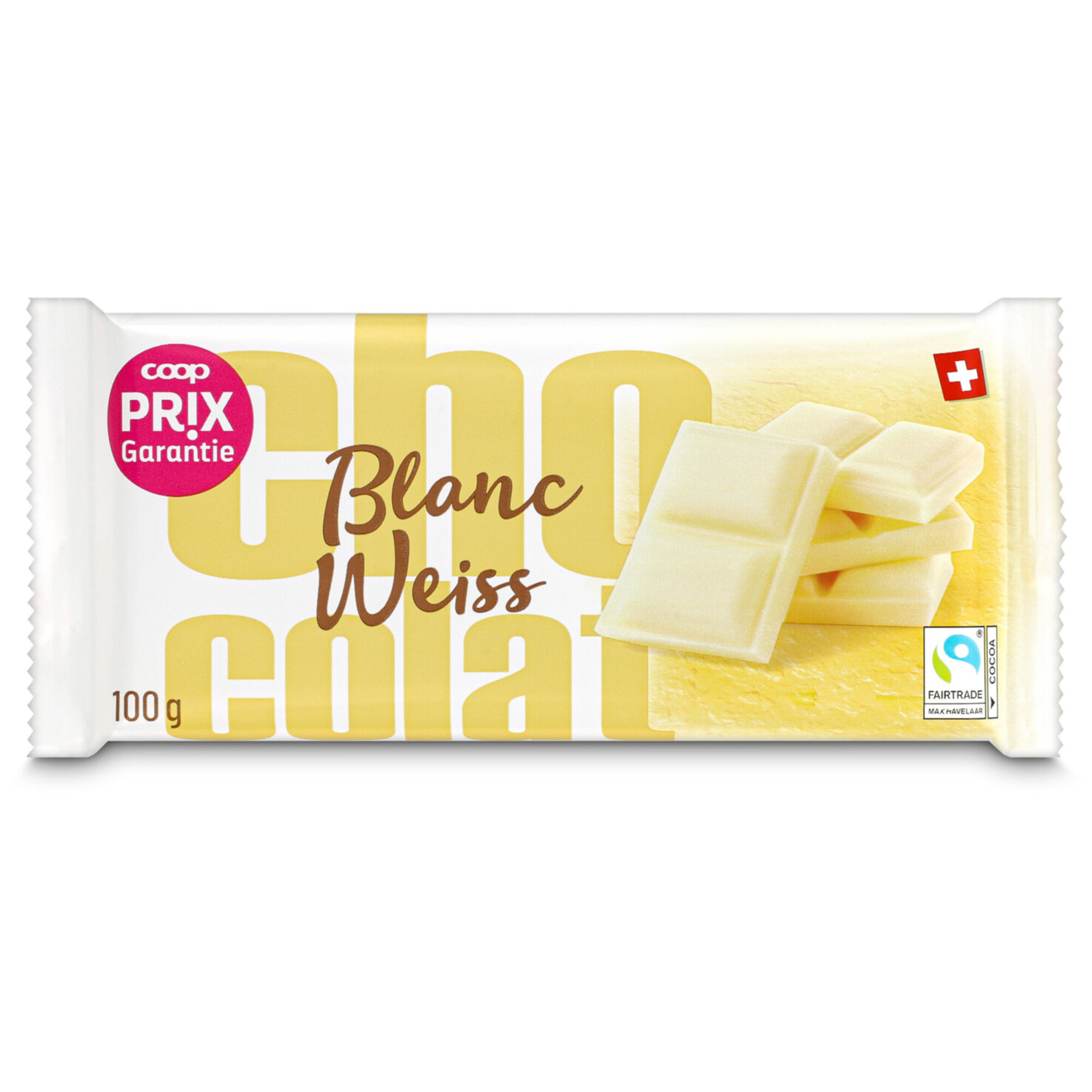 Prix Garantie Fairtrade Tafelschokolade weiss