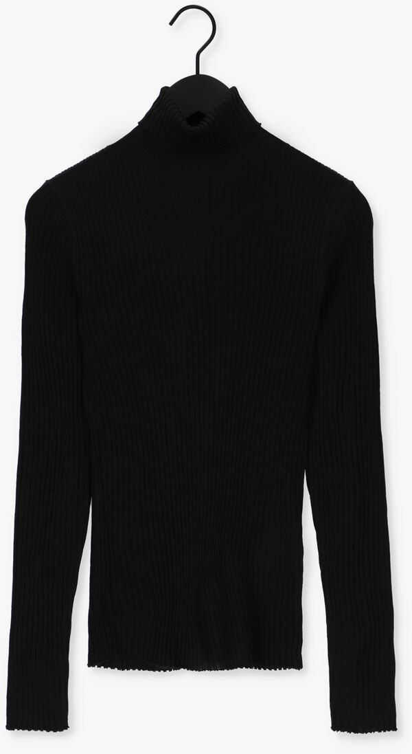 SELECTED FEMME zwarte selected femme trui slfcostina ls knit rib rollnec