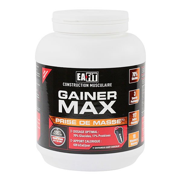 Gainer Max prise de masse chocolat 1,1kg