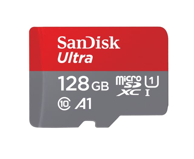 SanDisk Ultra® 128GB microSDXC™ UHS-I kort