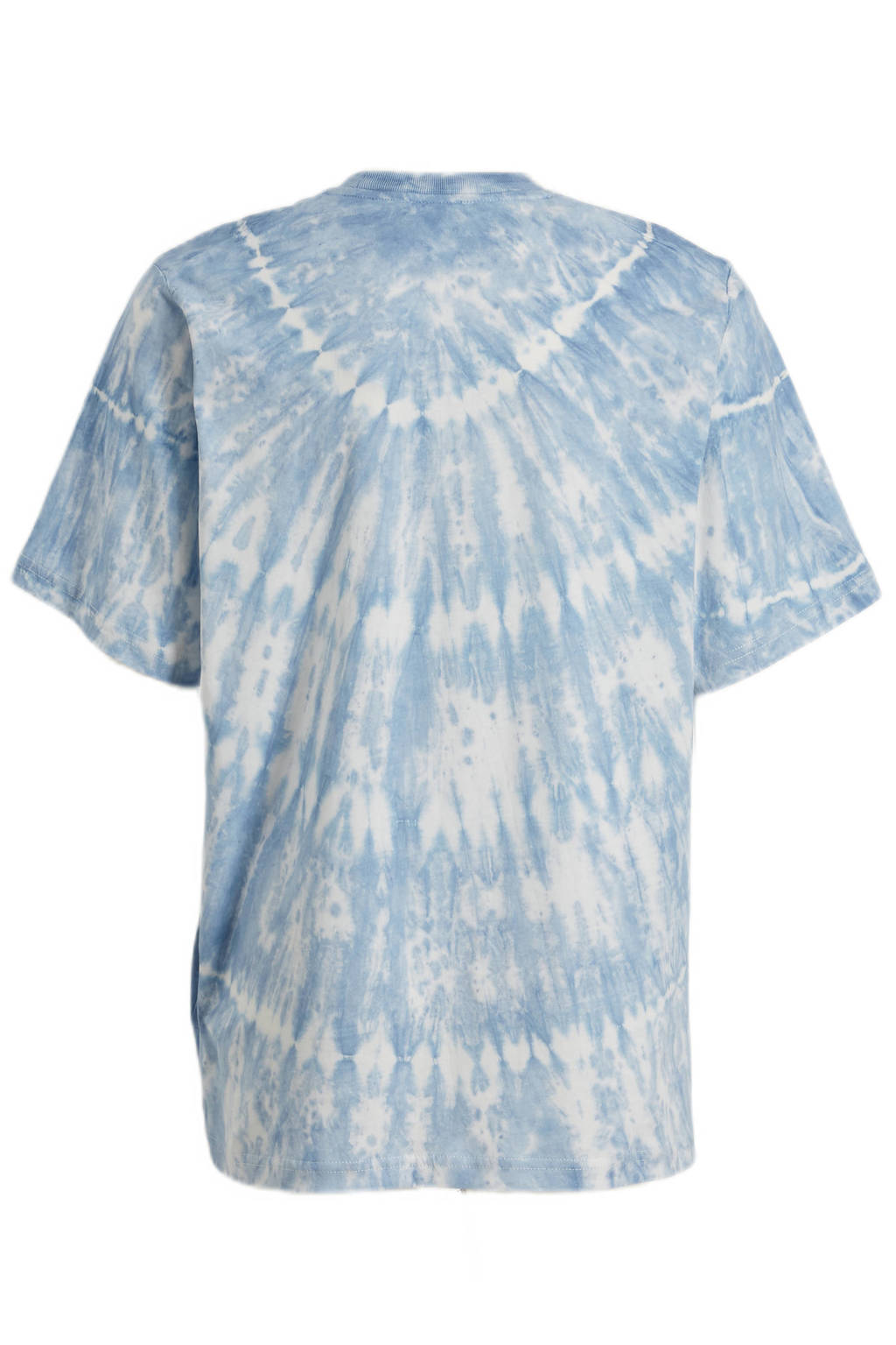 Dsquared2 tie-dye T-shirt blauw/wit