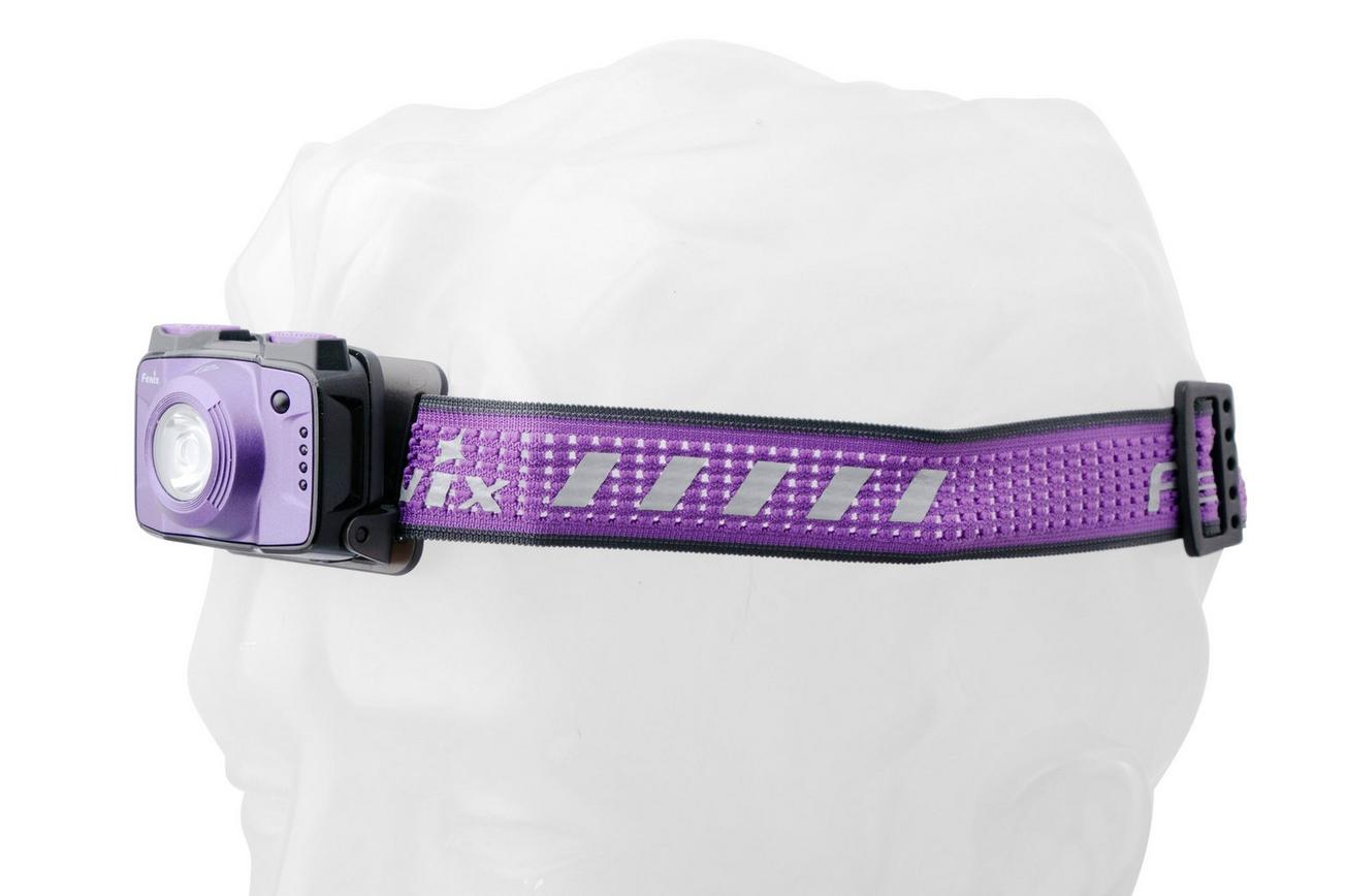 Fenix HL12R-P V2.0 oplaadbare hoofdlamp, 500 lumen, paars