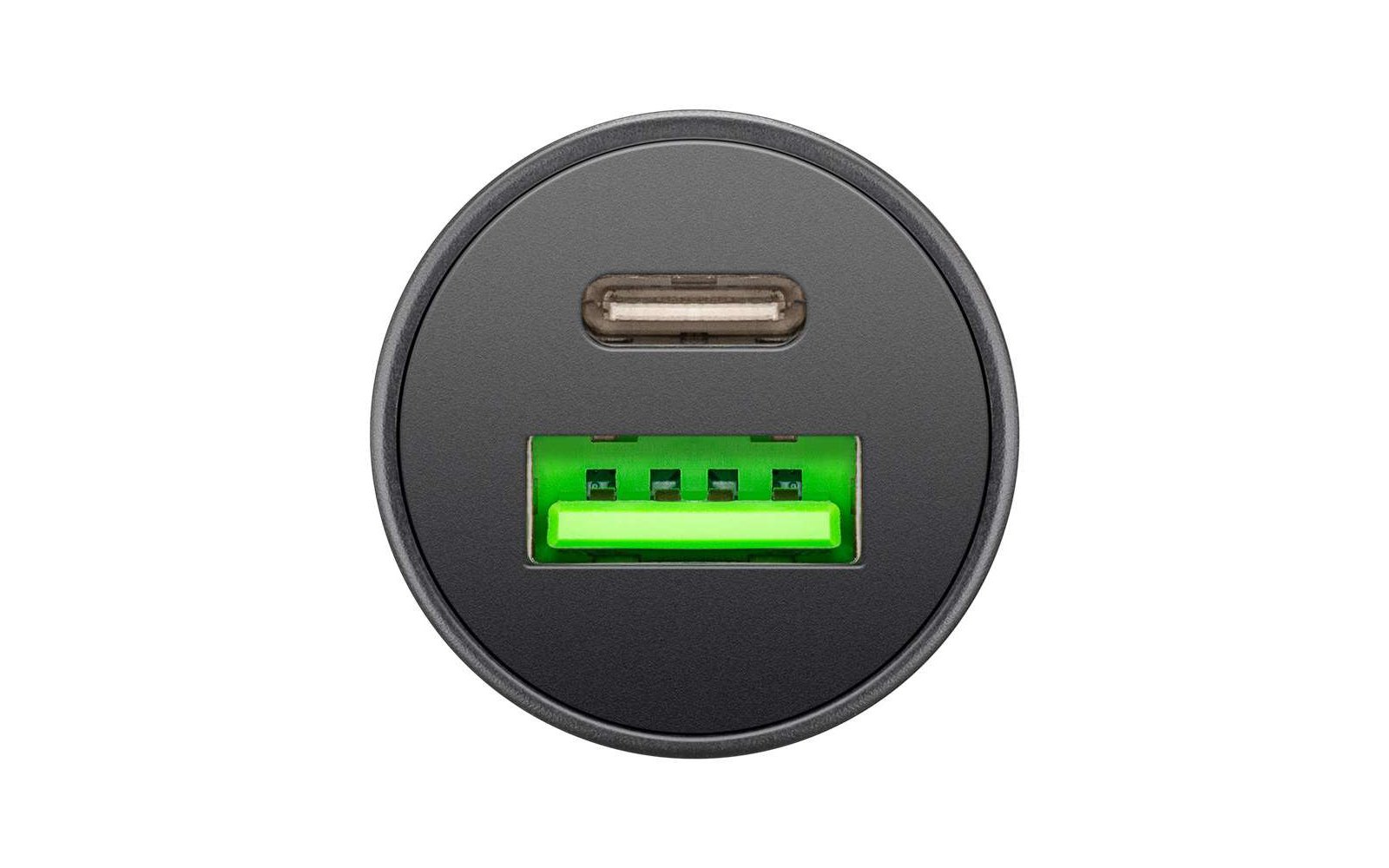 Goobay Dual-USB Auto Schnellladegerät USB-A und USB-C Power Delivery