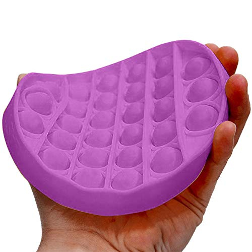 (Ø130mm) Anti Stress Silikon Bubbles Pop It Fidget Spiel - Violett
