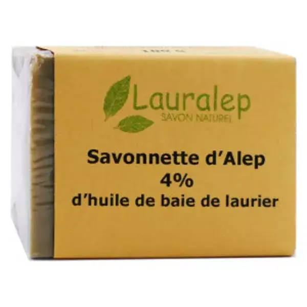 Sabonete Lauralep Aleppo com 4% de óleo de louro, 100g