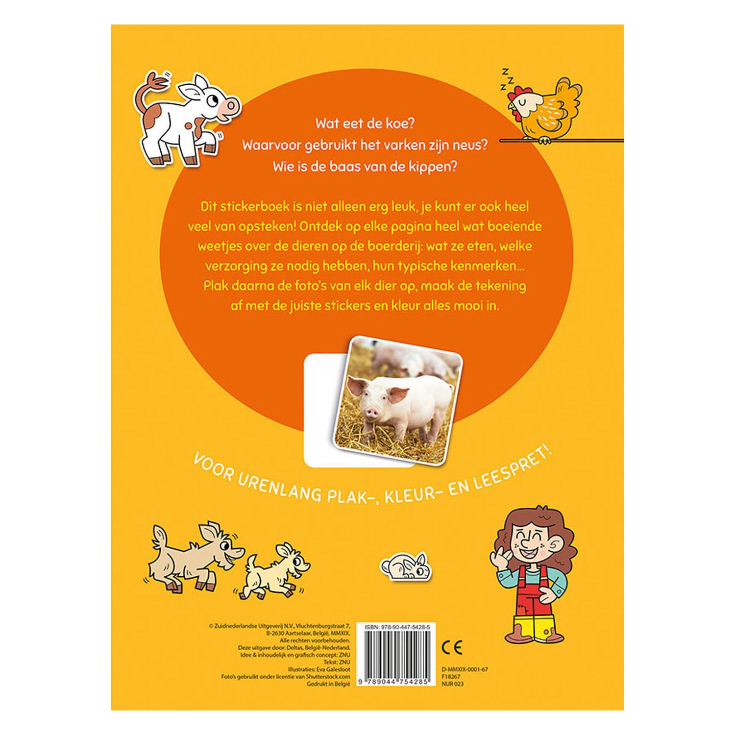 Stickerboek - Dieren op de boerderij