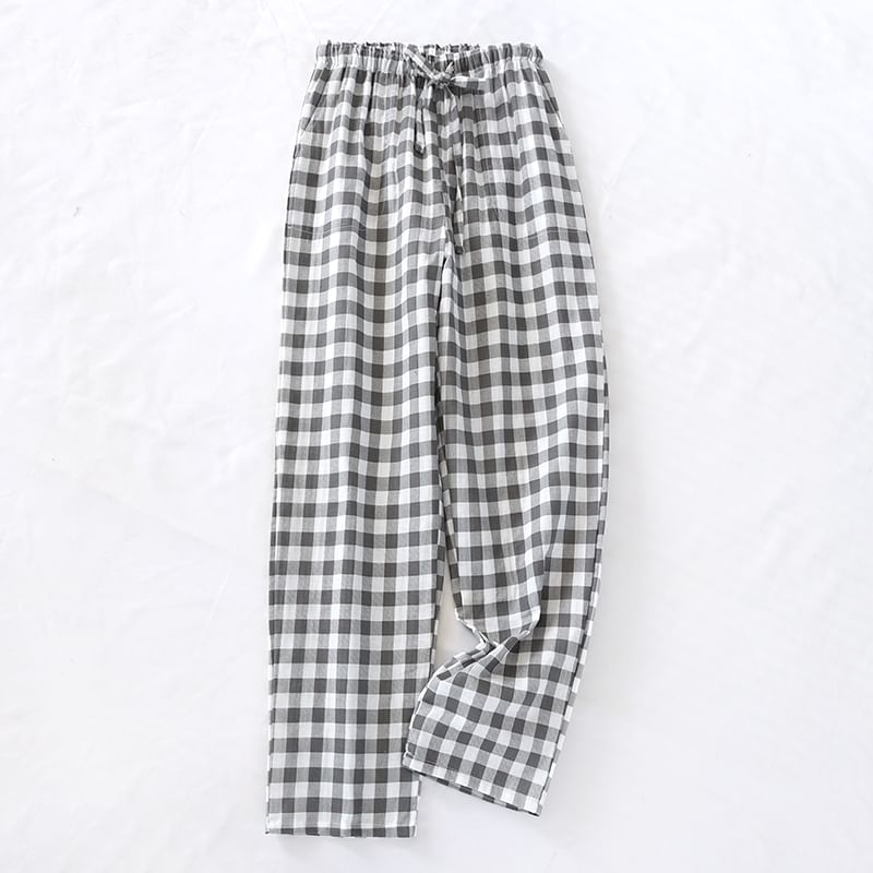 Finlies - Bijpassende geruite pyjamabroek voor koppels