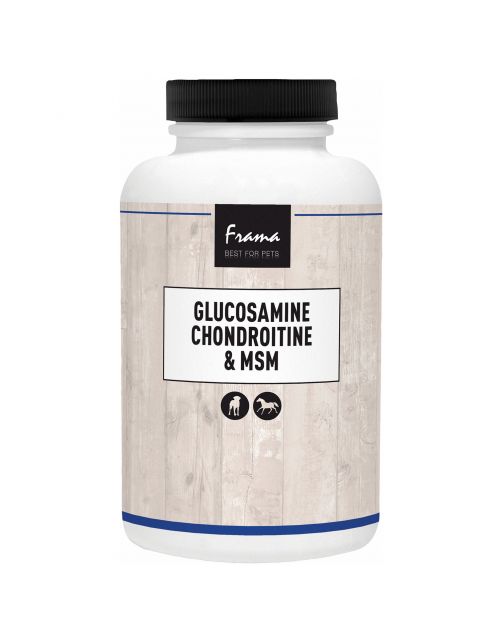 Frama Glucosamine\/Chondroïtine\/Msm - Supplement - 180 tab Hond-Paard