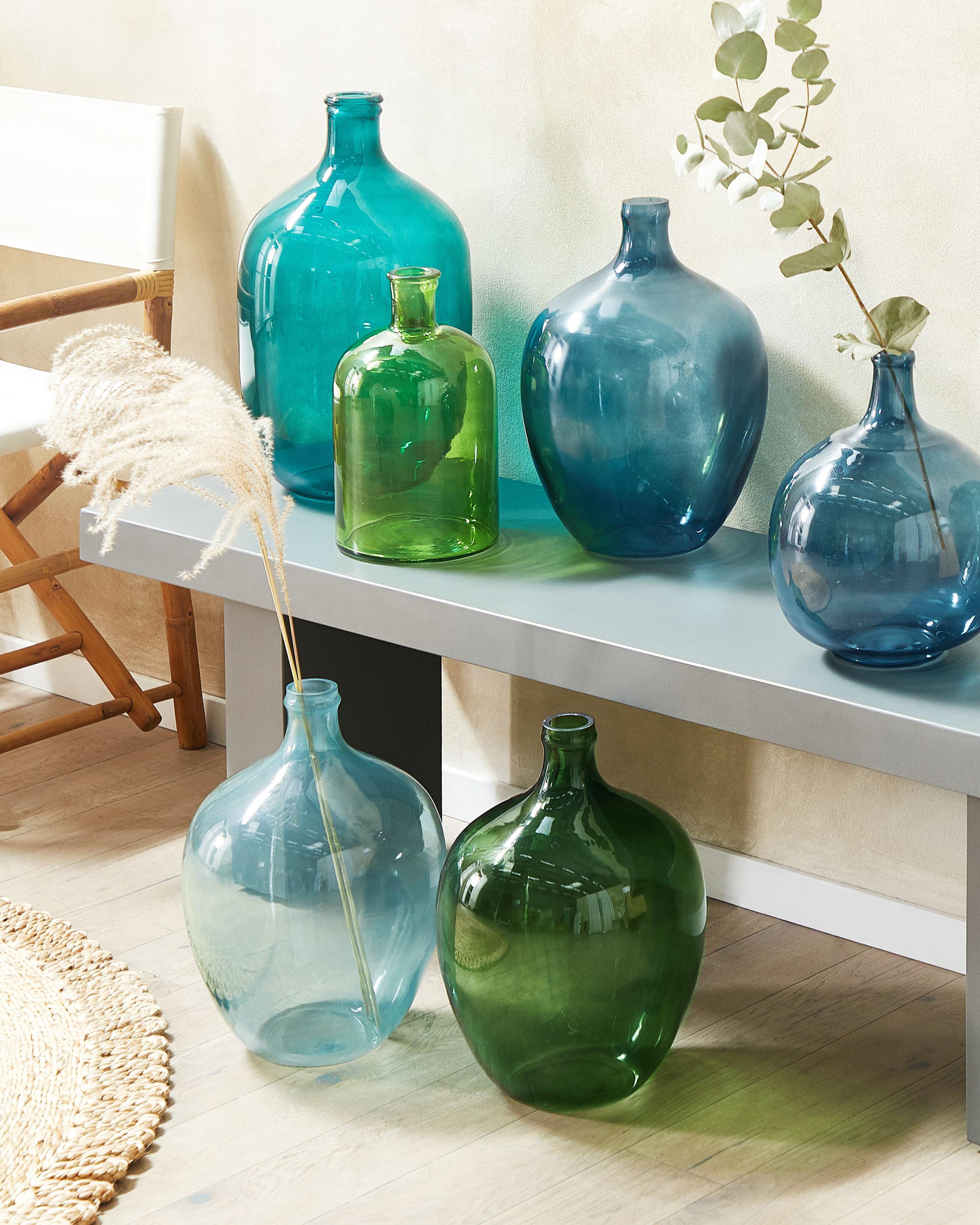 Bloemenvaas ROTI Glas 39 cm Blauw