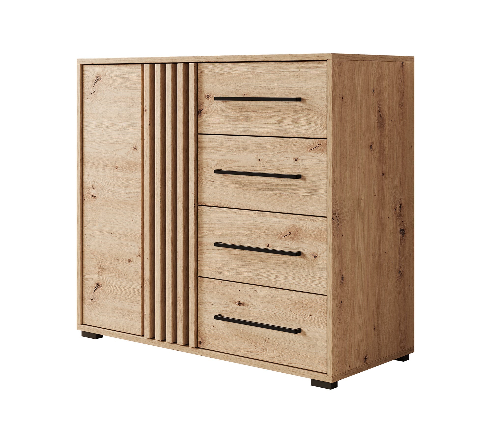 Meubella - Dressoir Adyson - Eiken - 93 cm