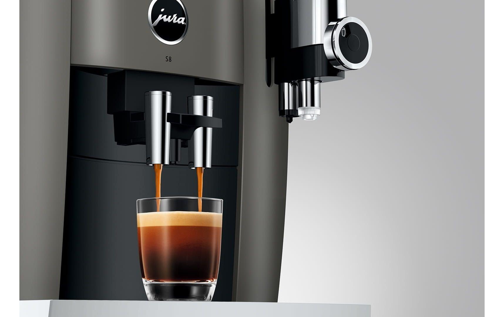 Kaffeevollautomat S8 Dark Inox (SB)<br>Zweitassen-Vollautomat