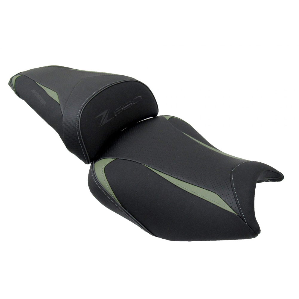 Bagster - Selle Ready Luxe série spéciale Kawasaki Z650 (2017-2019) Noir / Kaki / Anthracite