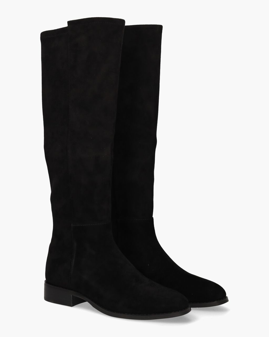 Di Lauro Janine Zwart Suède Damesboots