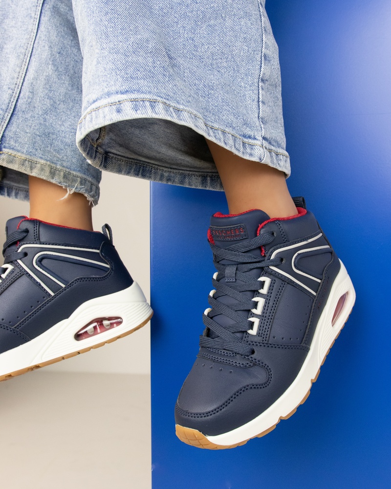 Skechers Uno Street Ryze Hoge sneakers  - blauw