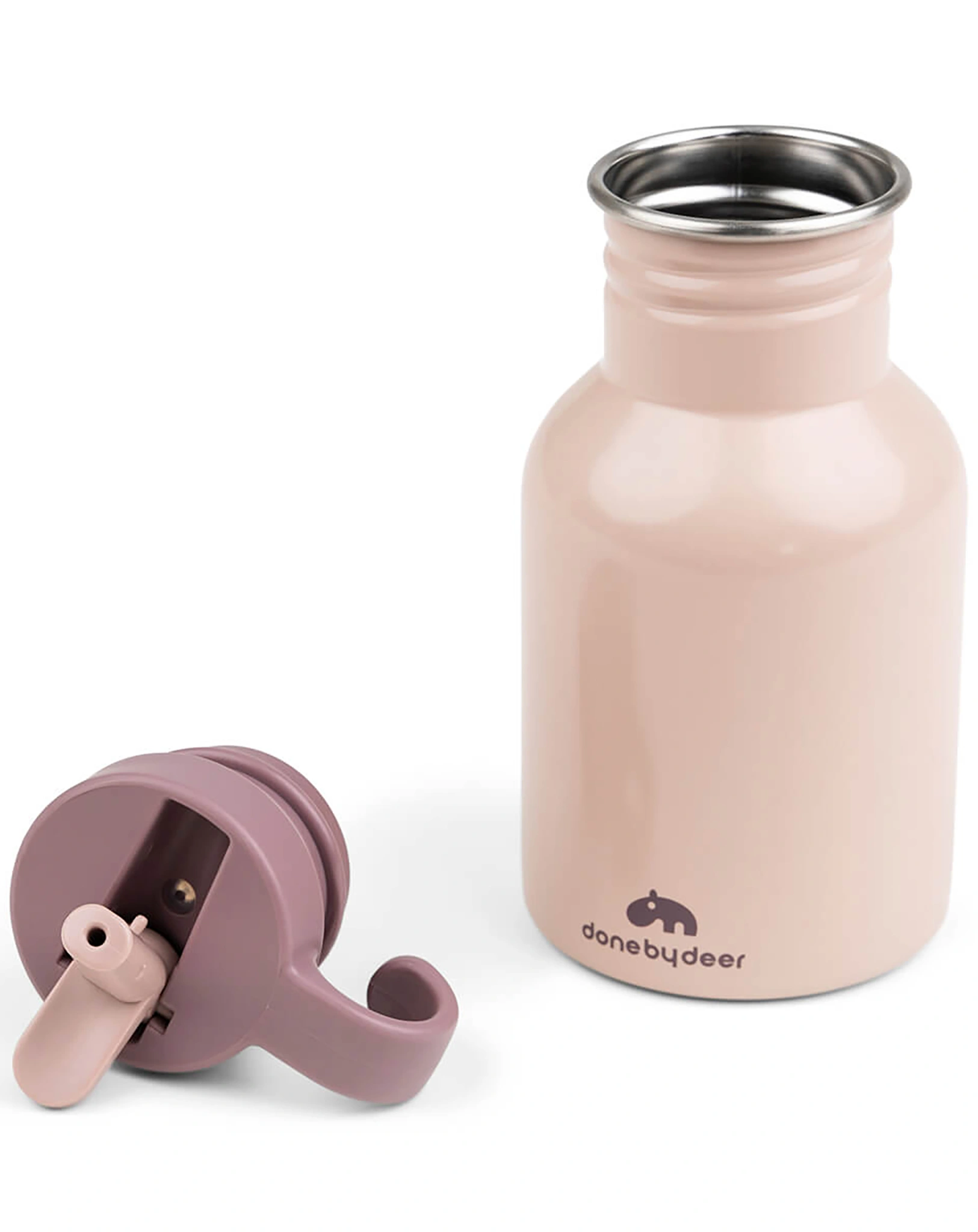 Edelstahl-Trinkflasche OZZO (350ml) in rosa