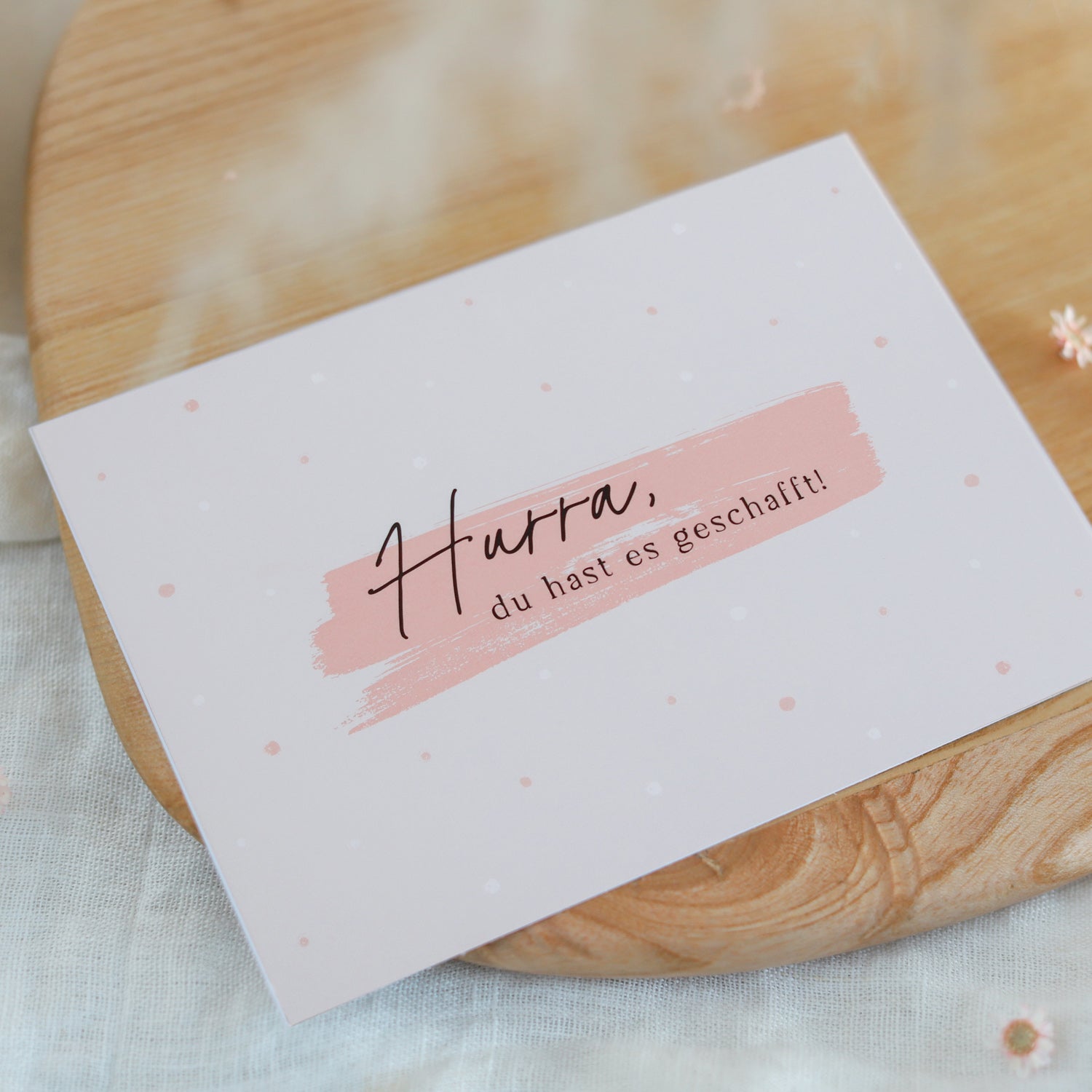 Postkarte „Hurra