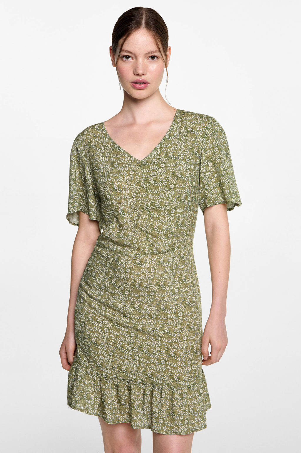 MANGO TEEN jurk groen