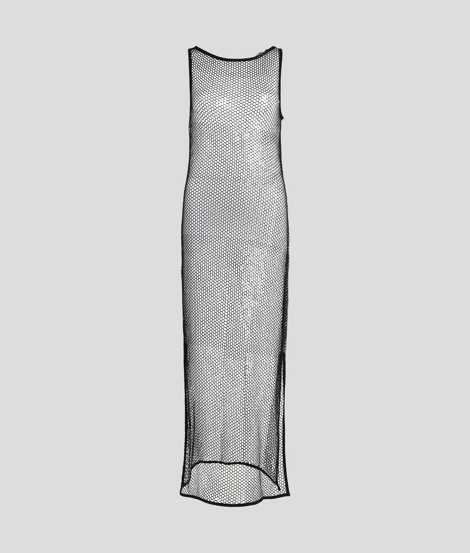 ROBE MAXI EN MESH ET SEQUINS