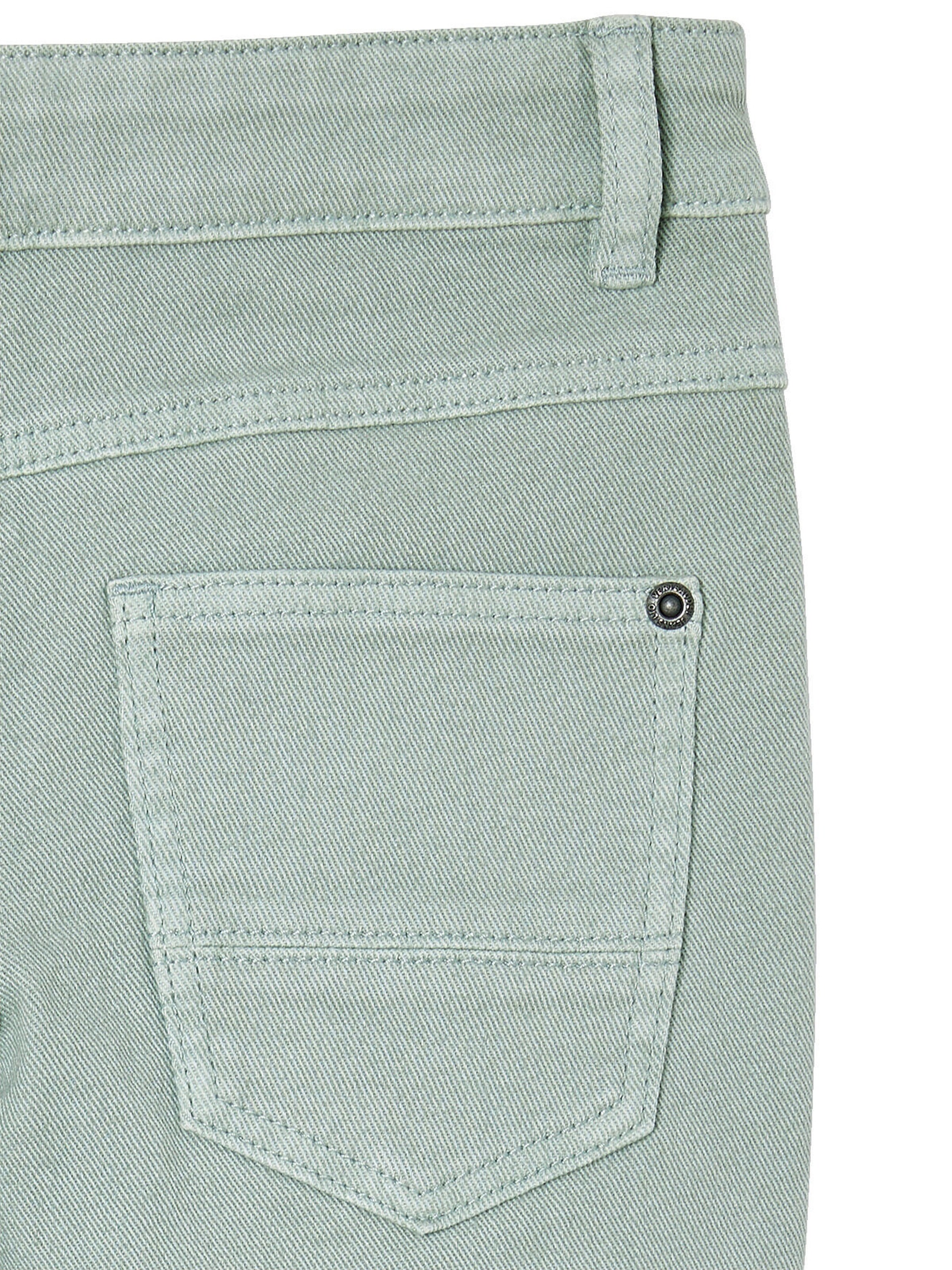 Vertbaudet Jungen Slim-Fit-Hose, Hüftweite REGULAR, Bundweite verstellbar graublau
