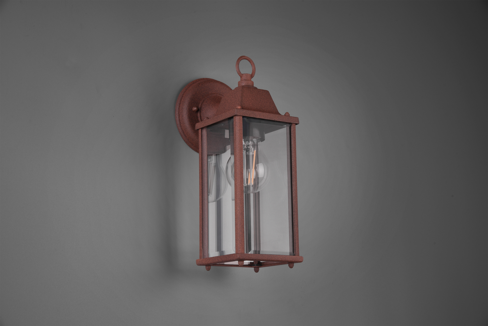 Wandleuchte - rostfarbig - 29,5 cm