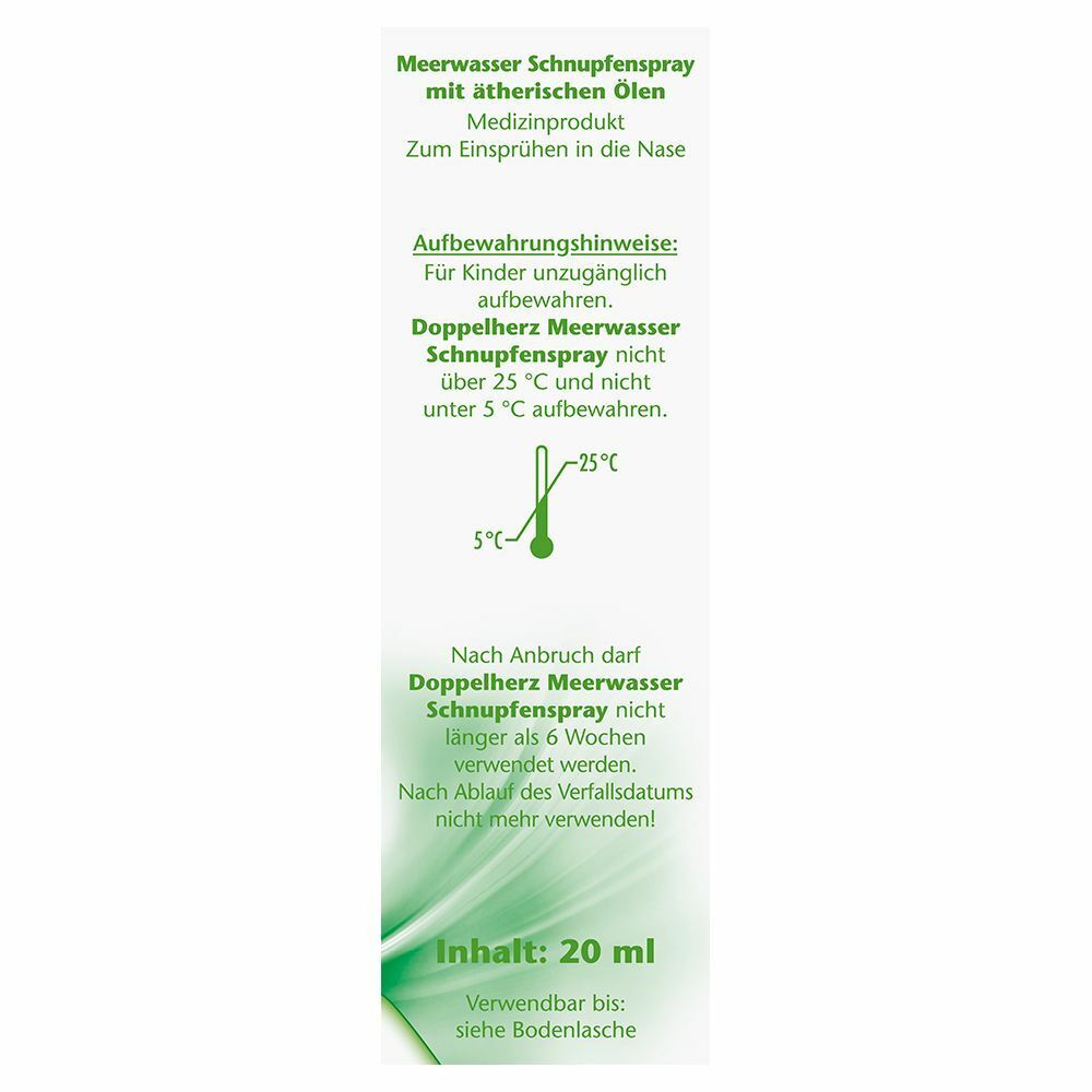 Doppelherz® Meerwasser Schnupfenspray