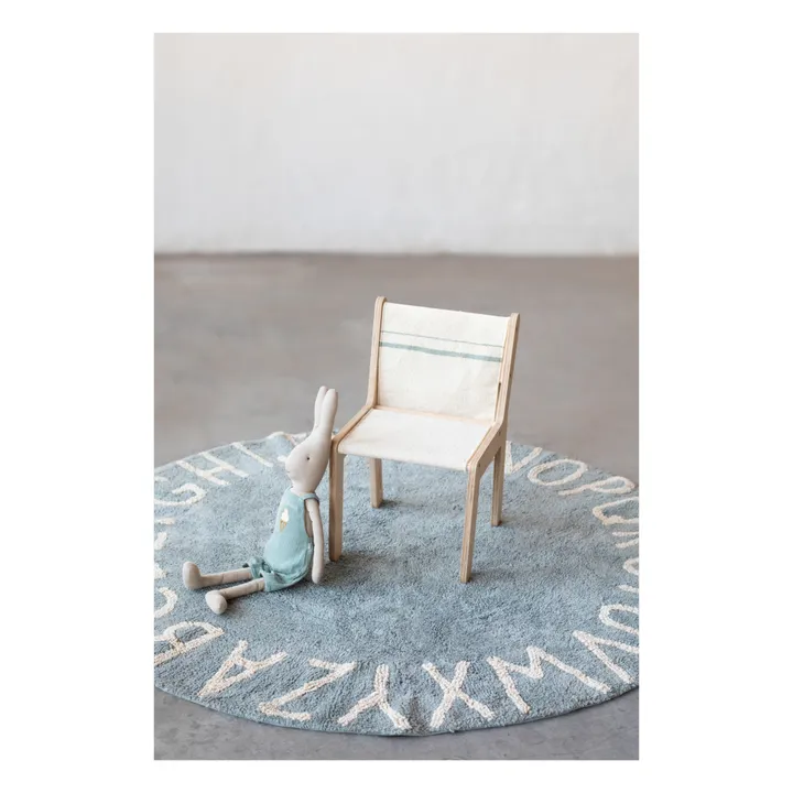 Lorena Canals Chaise Sillita en bouleau déhoussable | Bleu pâle