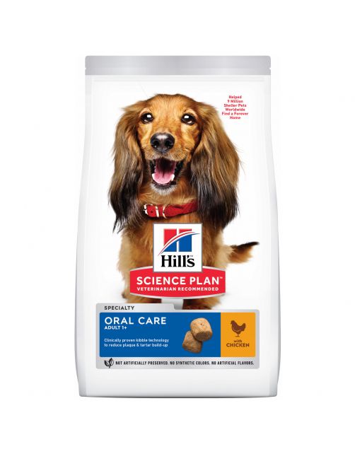 Hill's Canine Adult Oral Care Medium Kip - Hondenvoer