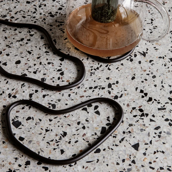 Ferm Living - Pond Untersetzer, Messing (3er-Set)
