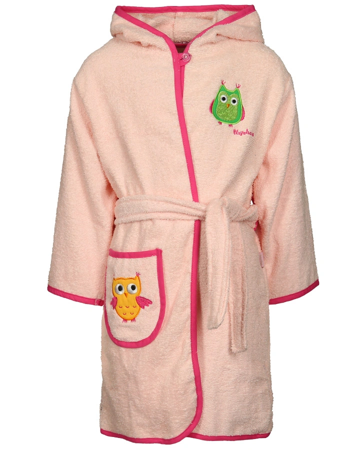 Frottee-Bademantel EULEN in rosa
