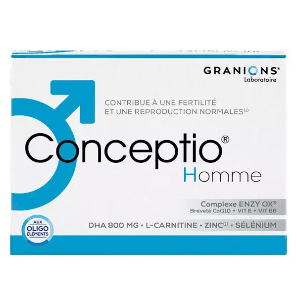 Granions Conceptio Fertilidade Masculina 90 cápsulas e 30 sachês