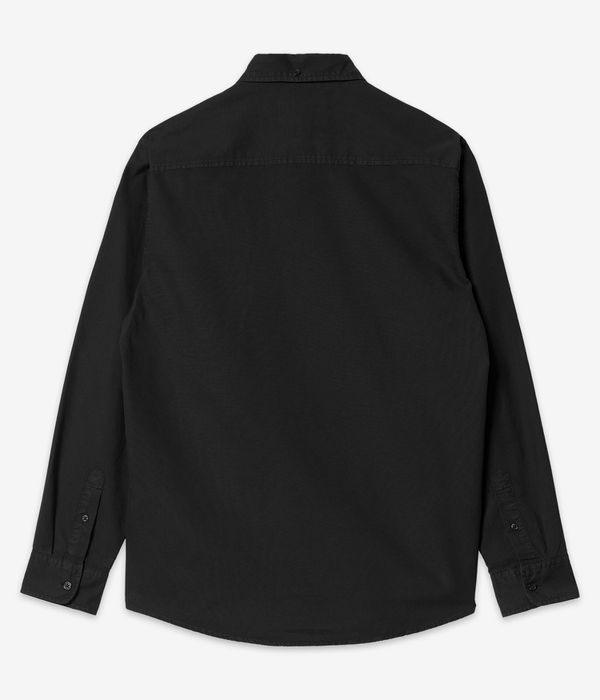 Carhartt WIP Bolton Oxford Hemd (black garment dyed)