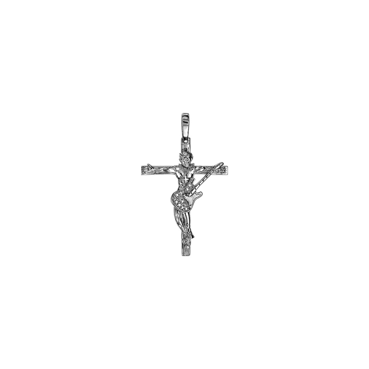 Pendentif Croix Rock - 26 mm
