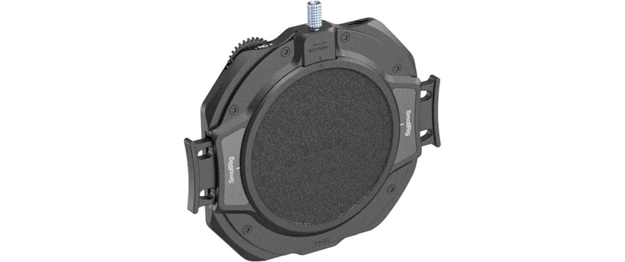 Filterset mit verstellbarer Klemme<br>Enthält CPL-, VND- und Black Diffusion 1/4-Filter für vielfältige Aufnahmeoptionen