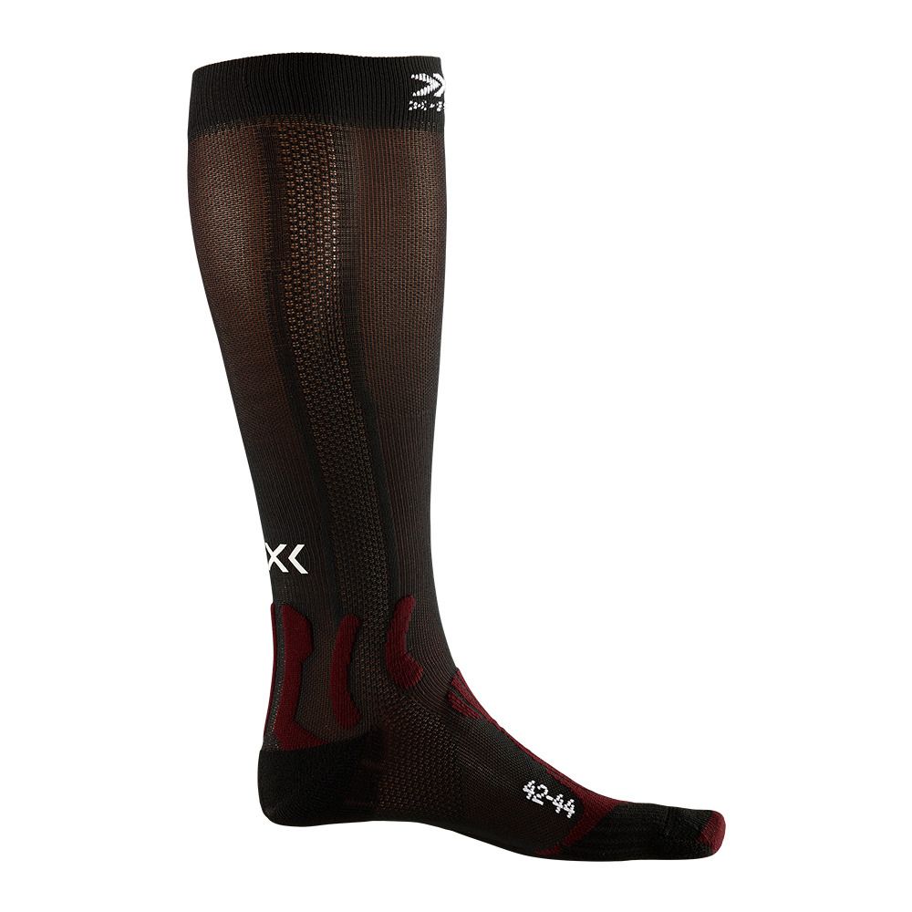 X-Socks RUN ENERGIZER - Chaussettes ruby/noir