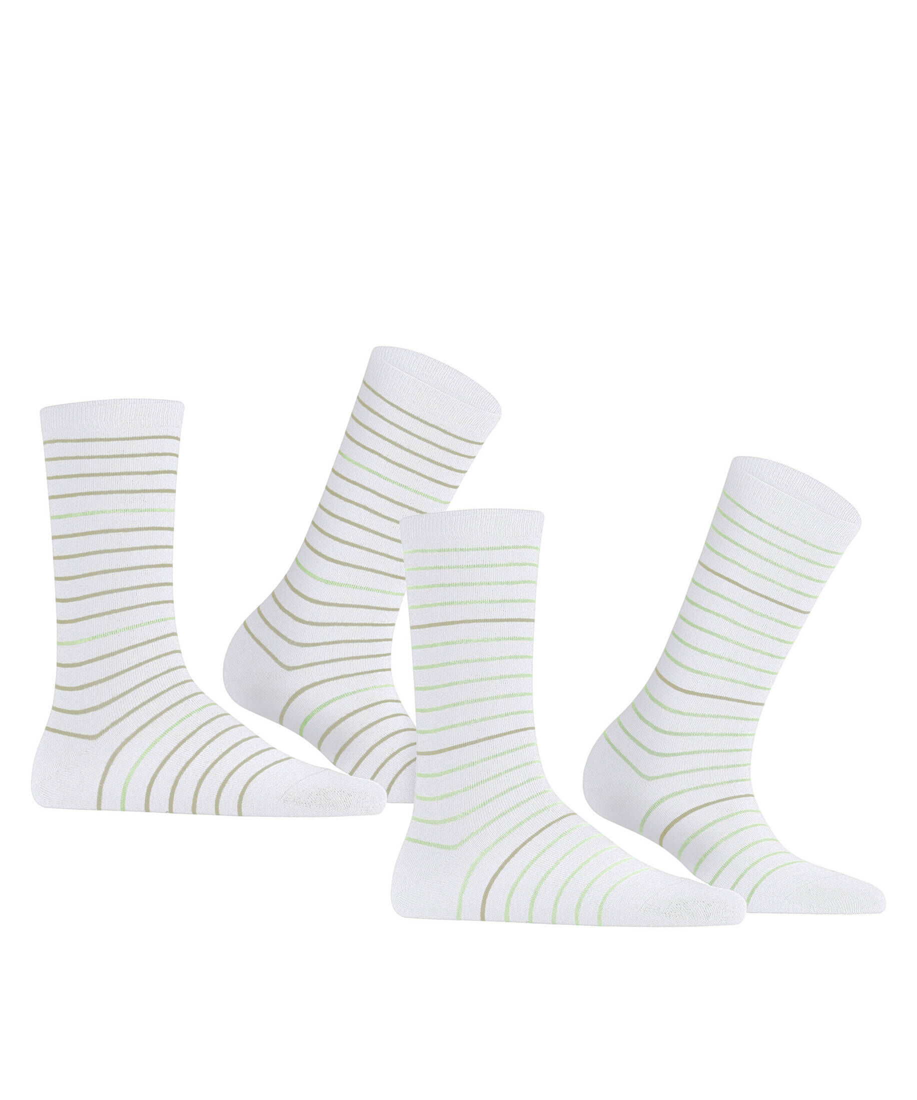 Esprit| Damen Socken Fine Stripe 2-Pack