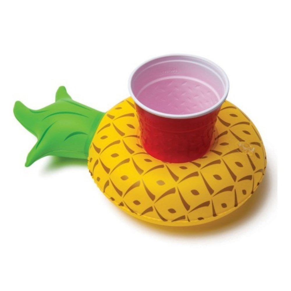 Aufblasbarer Becherhalter Getränkekühler - Ananas Pineapple